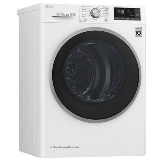 LG RC80U2AV3W Secadora Bomba de Calor Carga Frontal 8KG A+++ Blanca