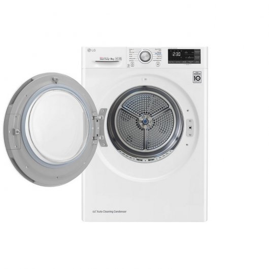 LG RC80U2AV3W Secadora Bomba de Calor Carga Frontal 8KG A+++ Blanca