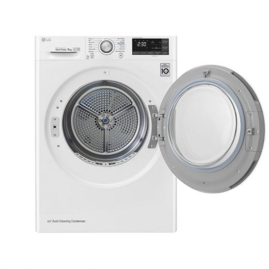 LG RC80U2AV3W Secadora Bomba de Calor Carga Frontal 8KG A+++ Blanca
