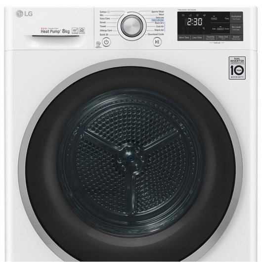 LG RC80U2AV3W Secadora Bomba de Calor Carga Frontal 8KG A+++ Blanca