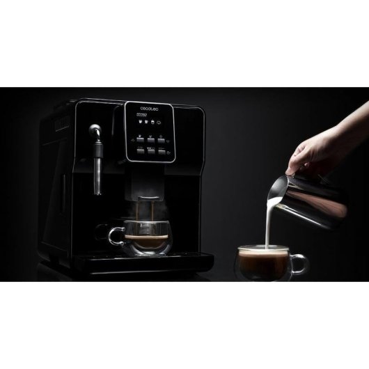 Cafeteira Superautomática Cecotec PowerMatic-ccino 6000 Serie Nera 1,7L 19 bares com moinho e vaporizador