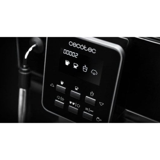 Cafeteira Superautomática Cecotec PowerMatic-ccino 6000 Serie Nera 1,7L 19 bares com moinho e vaporizador