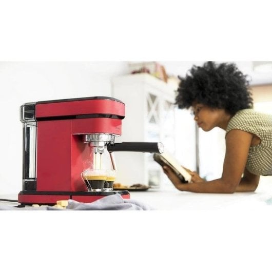 Cafetière Espresso Semi-Automatique Cecotec Cafelizzia 790 Shiny 1,2L 20 bars avec mousseur