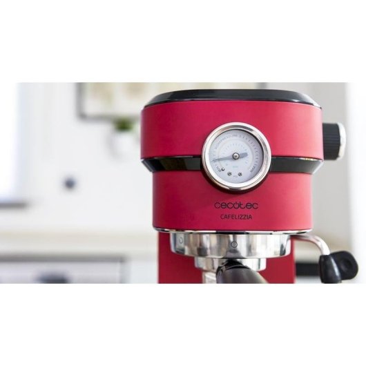 Caffettiera Espresso Cecotec Cafelizzia 790 Shiny Pro 1,2L 20 bar con manometro e vaporizzatore