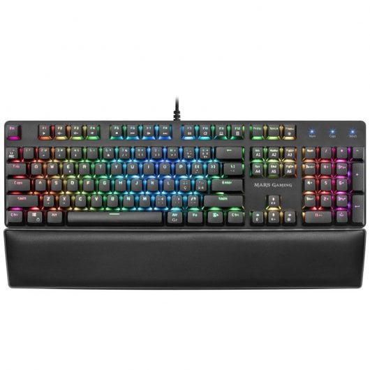 Tacens Mars Gaming MK5 Clavier de jeu mécanique Commutateur RVB Portugais Rouge