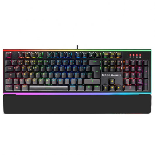 Tances Mars Gaming MK6 Teclado Mecánico Gaming RGB Switch Rojo (PT)
