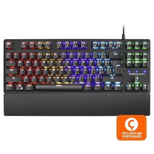Mars Gaming MKXKTL Teclado Mecânico Gaming RGB Switch Azul (PT)