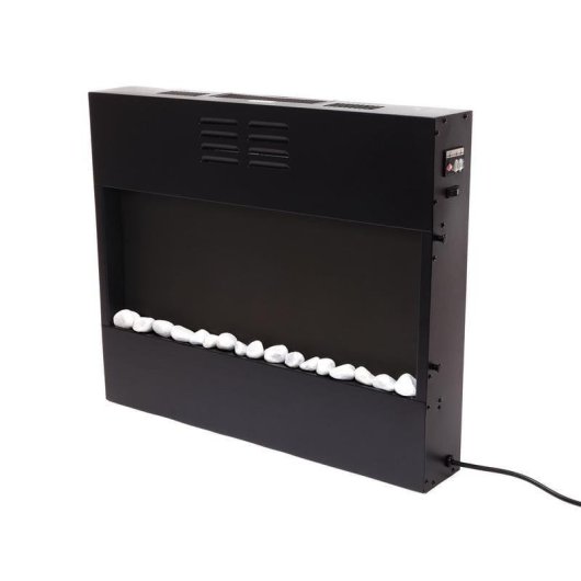 Purline CHE-440 Chimenea Eléctrica Mural con Mando a Distancia 2000W