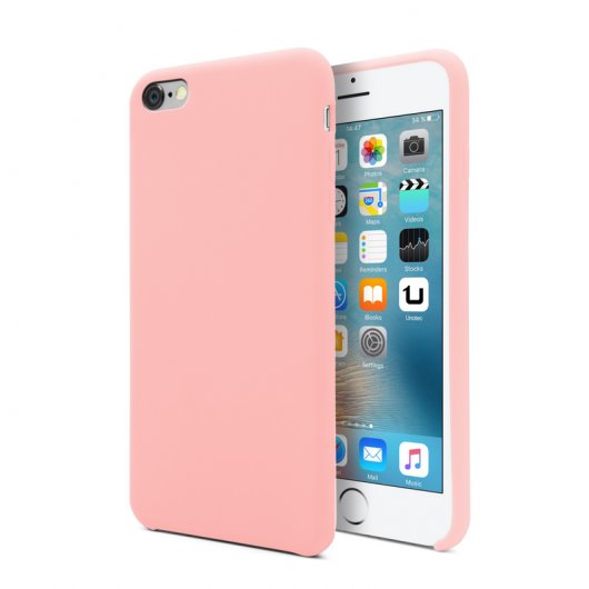 Unotec Funda Soft Rosa Oscuro para iPhone 6/6S