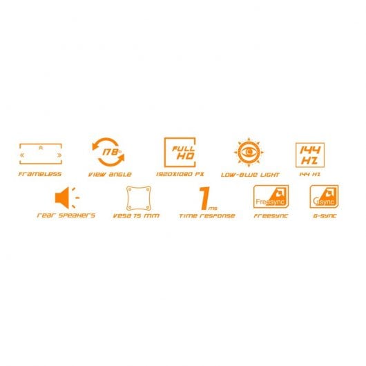 Keep Out XGM24C+ 23.6" LED FullHD 144Hz FreeSync Curvo
