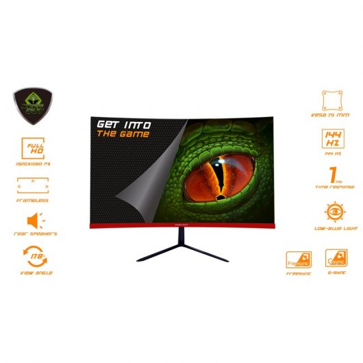 Keep Out XGM24C+ 23.6" LED FullHD 144Hz FreeSync Curvo