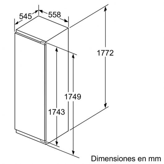 Siemens KI81RAF30 iQ500 Frigorífico Combi Integrable A++