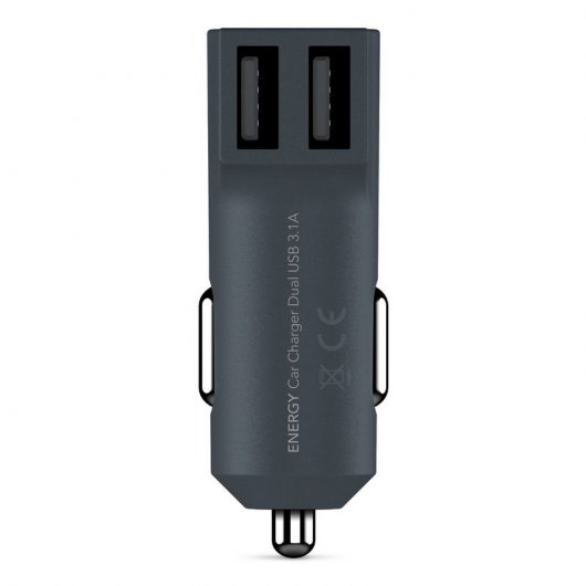 Energy Sistem Cargador de Coche USB Dual 3.1A