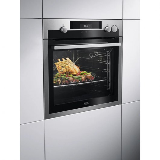 AEG BSE577321M Horno Multifunción Pirolítico 72L Acero Inoxidable