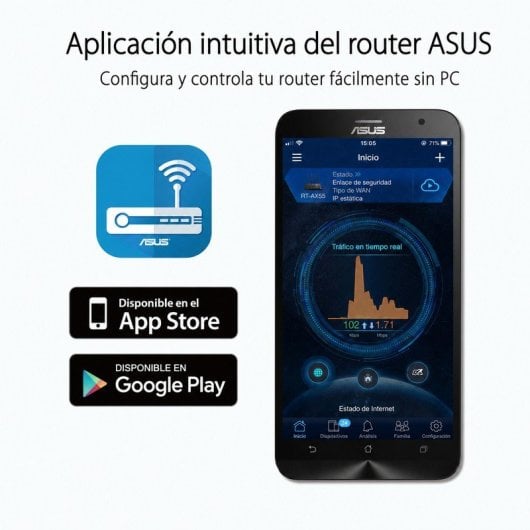 Asus RT-AX58U Router AX3000 WiFi 6 Dual Band MU-MIMO/OFDMA