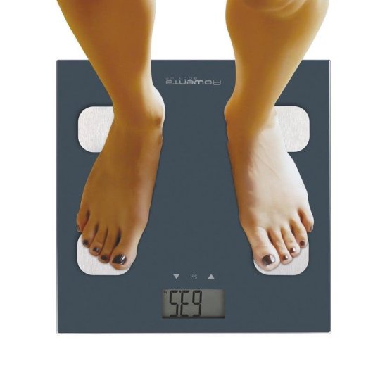 Balança Digital Rowenta Body Up Até 150 kg IMC Gordura Corporal LCD