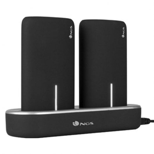 NGS Twin Peaks Doble PowerBank 5000 mAh con Base de Carga