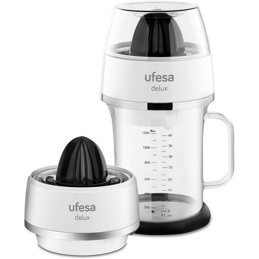 Ufesa EX4970 Delux Espremedor 40W Branco/Preto