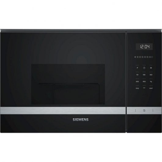 Siemens iQ500 BE555LMS0 Microondas Integrable 25L 900W Negro/Acero Inoxidable
