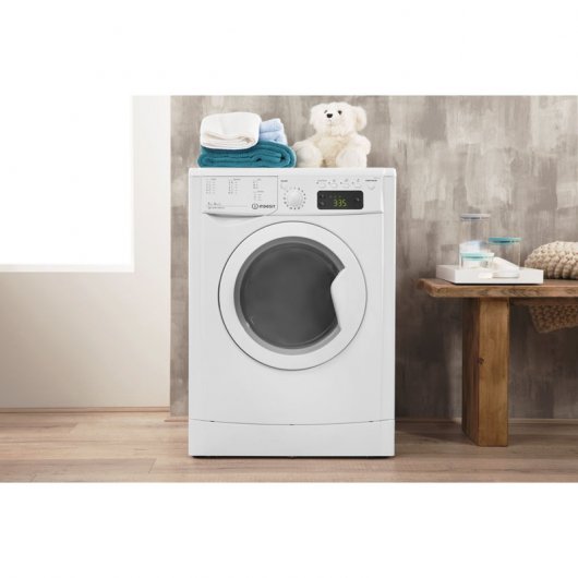 Indesit IWDE 7125 B Lavasecadora de Carga Frontal 7Kg/5Kg B Blanca