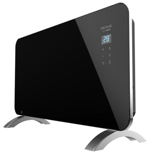 Elektrischer Konvektor Cecotec Ready Warm 6720 Crystal Connection 1500W Wifi Schwarz Glas Design