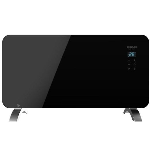 Elektrischer Konvektor Cecotec Ready Warm 6720 Crystal Connection 1500W Wifi Schwarz Glas Design