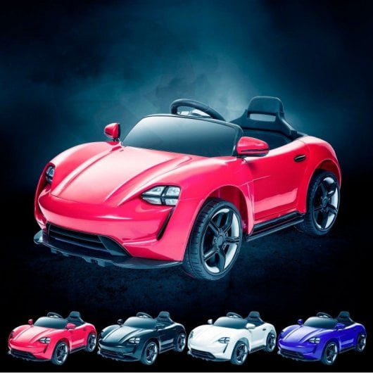 Carro Elétrico Porsche Style Grand Auto Sport 12V Vermelho