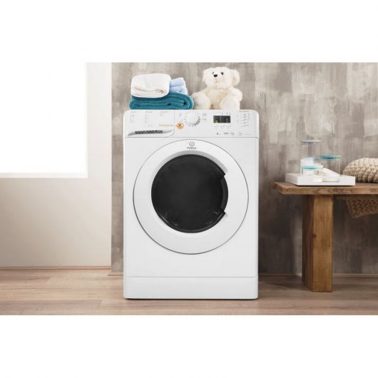 Indesit XWDA 751480X WWWG EU Lavasecadora de Carga Frontal 7Kg/5Kg A Blanca