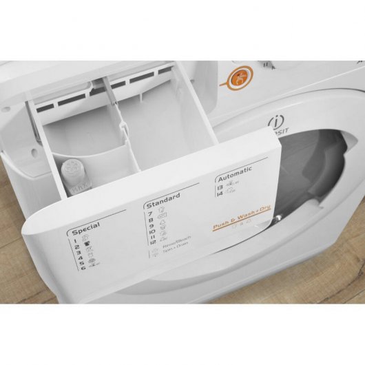 Indesit XWDA 751480X WWWG EU Lavasecadora de Carga Frontal 7Kg/5Kg A Blanca