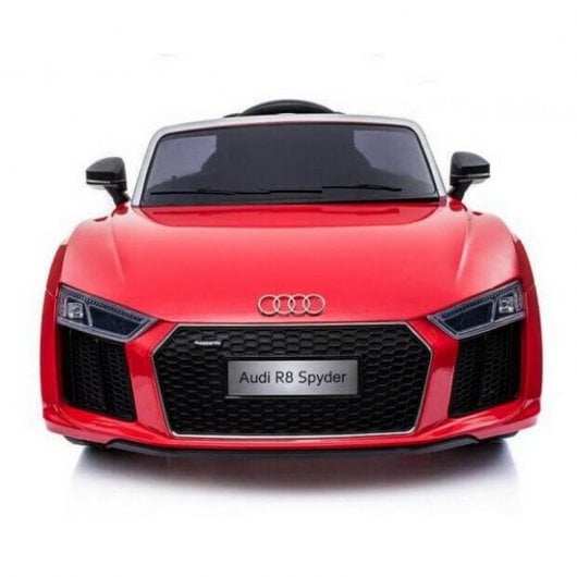 Ataa Cars Coche Eléctrico con Licencia Audi R8 Spyder 12V Rojo