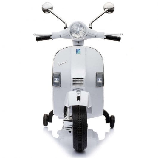 Ataa Cars Moto Eléctrica Vespa Clásica con Licencia Piaggio 12V Blanca