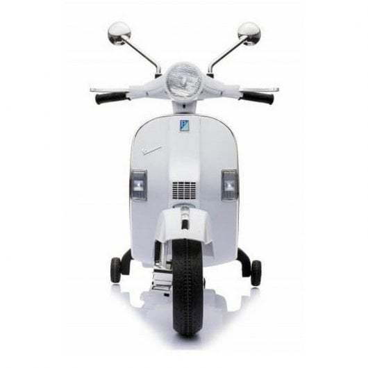 Ataa Cars Moto Eléctrica Vespa Clásica con Licencia Piaggio 12V Blanca