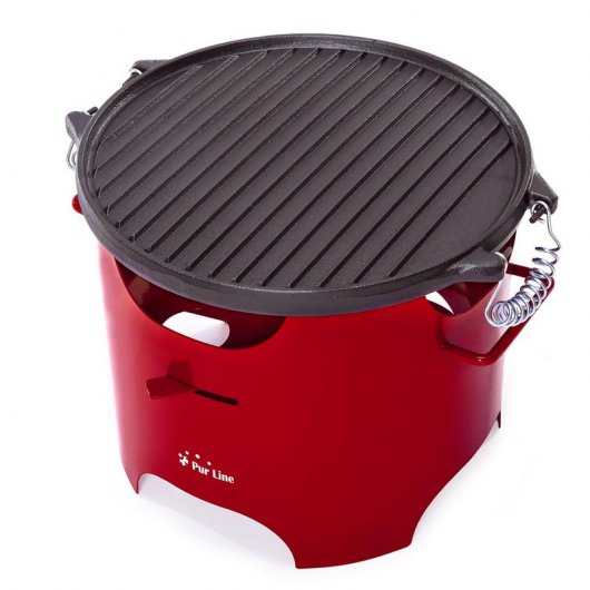 Purline BB03 Barbacoa de Biocombustible Redonda