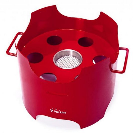 Purline BB03 Barbacoa de Biocombustible Redonda