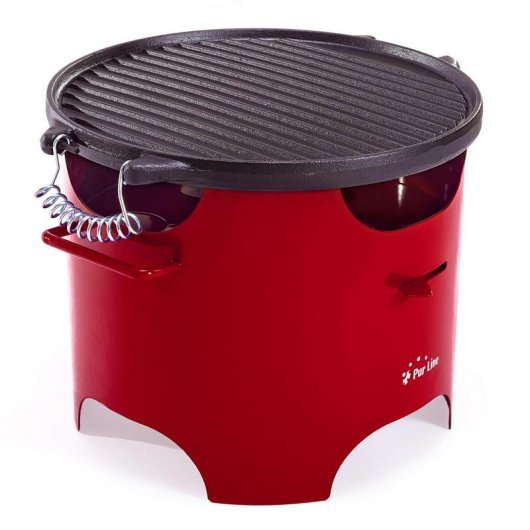 Purline BB03 Barbacoa de Biocombustible Redonda