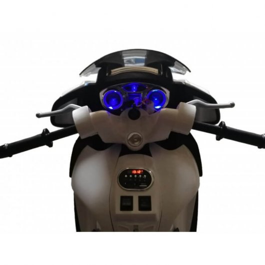 Ataa Cars Moto Eléctrica Gran Turismo Biplaza 12V Negra