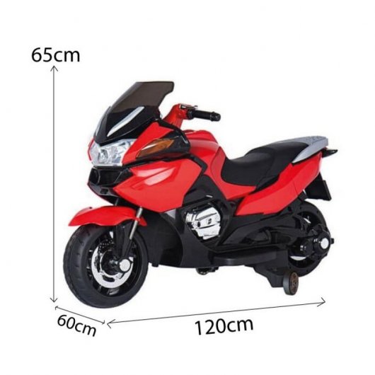 Ataa Cars Moto Eléctrica Gran Turismo Biplaza 12V Roja