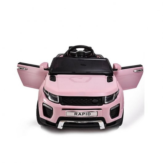 Ataa Cars Coche Eléctrico Range Rapid 12V Rosa