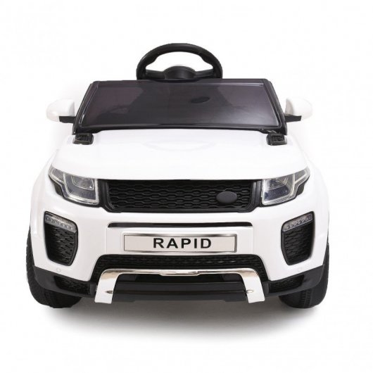 Ataa Cars Coche Eléctrico Range Rapid 12V Blanco