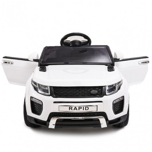Ataa Cars Coche Eléctrico Range Rapid 12V Blanco