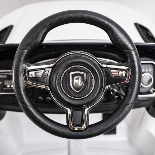 Ataa Cars Coche Eléctrico Range Rapid 12V Blanco