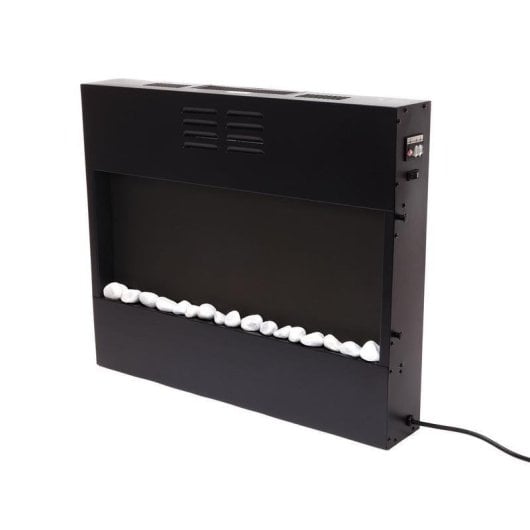 Purline CHE-450 Chimenea Eléctrica Mural con Mando a Distancia 2000W