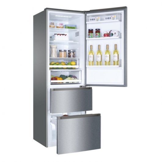 Haier A3FE835CGJE Frigorífico Combi No Frost D Acero Inoxidable