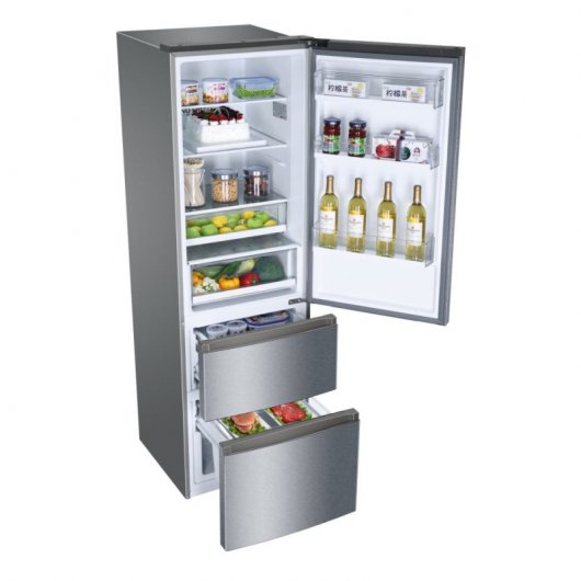 Haier A3FE835CGJE Frigorífico Combi No Frost D Acero Inoxidable