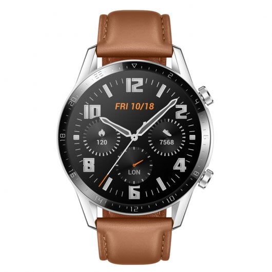 Huawei Watch GT 2 46mm Classic Pebble Brown + Huawei AM61 Auriculares Deportivos Inalámbricos