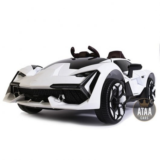 ATAA Cars Coche Eléctrico F1 Racing 12V Blanco