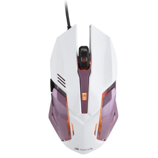 NGS GMX-100 Ratón Gaming 2400DPI Rosa