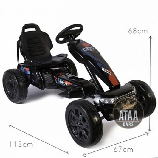 Kart Eléctrico com Licença Ford Go 1V Preto