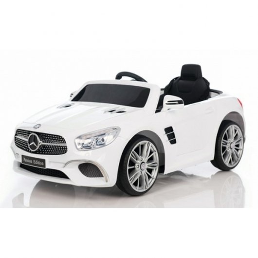 Coche Eléctrico con Licencia Mercedes SL400 12V Blanco