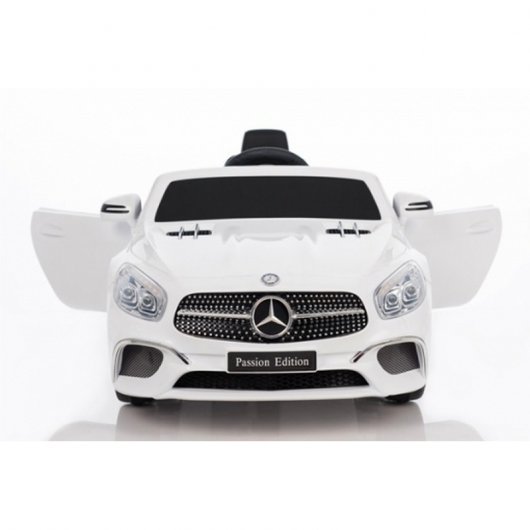 Coche Eléctrico con Licencia Mercedes SL400 12V Blanco